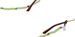 The RICCI DISTRICT Crystals & Hematite Glasses Chain – Product Photo 3