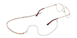 Shop The RICCI DISTRICT Crystals & Mother of Pearl Glasses Chain online.
