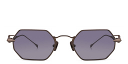 SPILTMILK Hermes Unisex Irregular Sunglasses in Silver – Product Photo 1