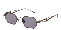 SPILTMILK Hermes Unisex Irregular Sunglasses in Silver – Product Photo 2