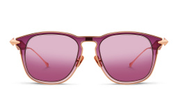 SPILTMILK Maia Unisex Square Sunglasses in Rose Gold – Product Photo 1