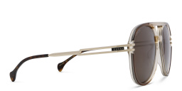 تسوق نظارة شمسية بإطار آفياتور غوتشي بلون بني أونلاين.