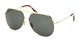 Shop TOM FORD Clyde Pilot Sunglasses in Shiny Deep Gold online.
