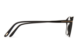 Shop TOM FORD T Logo Square Eyeglasses in Black online.