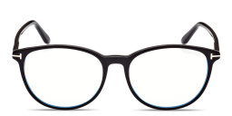 Shop TOM FORD Cat-Eye Eyeglasses in Black online.
