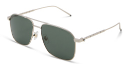Shop MONTBLANC Aviator Sunglasses in Gold online.