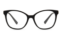 VALENTINO Square Eyeglasses in Black – Product Photo 1