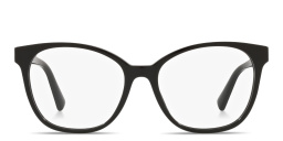 Square Eyeglasses من فالنتينو بلون أسود لامع - صورة المنتج 1
