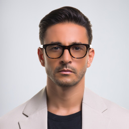 Shop Cartier Signature 'C'de Cartier Square Eyeglasses in Havana online.