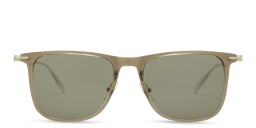 Shop MONTBLANC Rectangle Sunglasses in Brown online.