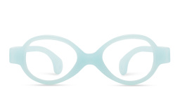 Mira Flex Kids Round Eyeglasses in Blue – Product Photo 1