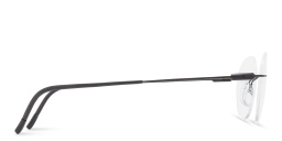 Shop Silhouette Rimless Round Eyeglasses in Black online.