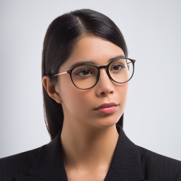 Shop Silhouette Unisex Round Eyeglasses in Black online.