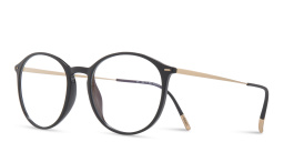 Shop Silhouette Unisex Round Eyeglasses in Black online.