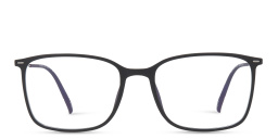 Shop Silhouette Square Eyeglasses in Black online.