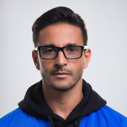 EYE'M Rectangle Eyeglasses in Black – Product Photo 5