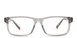EYE'M Rectangle Eyeglasses in Transparent Grey – Product Photo 1