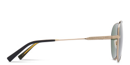 EYE'M Aviator Sunglasses in Rose Gold – Product Photo 4