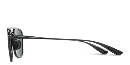 Shop Maui Jim Keokea Unisex Aviator Sunglasses in Black online.