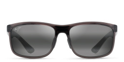 Maui Jim Huelo Unisex Rectangle Sunglasses in Grey – Product Photo 1