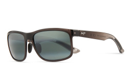 Maui Jim Huelo Unisex Rectangle Sunglasses in Grey – Product Photo 2