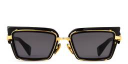 Shop BALMAIN Admirable Unisex Square Sunglasses in Black online.