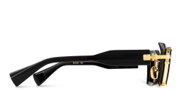 Shop BALMAIN Admirable Unisex Square Sunglasses in Black online.