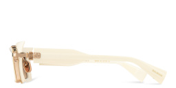 Shop BALMAIN Admirable Unisex Square Sunglasses in Gold online.