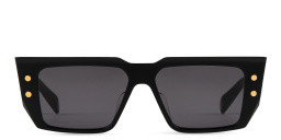 BALMAIN Unisex Square Sunglasses in Black – Product Photo 1