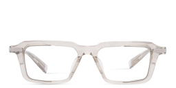 Shop BALMAIN Legion III Square Eyeglasses in Grey online.