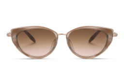 AKONI Athena Cat Eye Sunglasses in Pink – Product Photo 1
