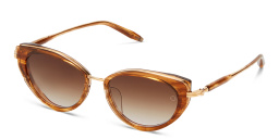 AKONI Athena Cat Eye Sunglasses in Gold – Product Photo 2