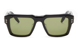 AKONI Hercules Square Sunglasses in Black – Product Photo 1