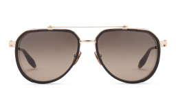 AKONI Echo Aviator Sunglasses in Havana – Product Photo 1