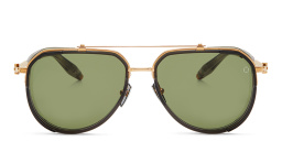 AKONI Echo Aviator Sunglasses in Grey – Product Photo 1