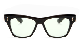 AKONI Sagitta Cat Eye Eyeglasses in Black – Product Photo 1