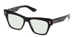 AKONI Sagitta Cat Eye Eyeglasses in Black – Product Photo 2