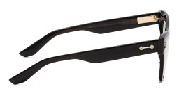 AKONI Sagitta Cat Eye Eyeglasses in Black – Product Photo 3