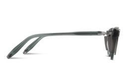 AKONI Orion Round Eyeglasses in Blue – Product Photo 3