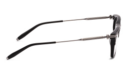 Shop AKONI Zenith Square Eyeglasses in Black online.