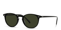Shop OLIVER PEOPLES Unisex Panthos Sunglasses in Black online.