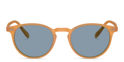 Shop OLIVER PEOPLES Unisex Panthos Sunglasses in Semi-Matte Amber Tortoise online.