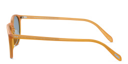 Shop OLIVER PEOPLES Unisex Panthos Sunglasses in Semi-Matte Amber Tortoise online.