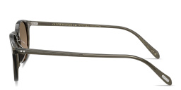 Shop OLIVER PEOPLES Riley Sun Unisex Panthos Sunglasses in Inkwell online.