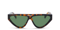 Shop OFF WHITE Unisex Cat-Eye Sunglasses in Havana online.
