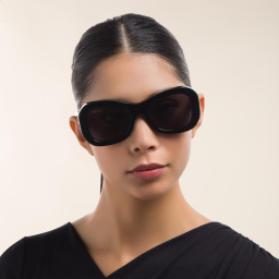 Shop OFF WHITE Unisex Round Sunglasses in Black online.