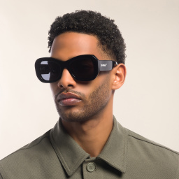 Shop OFF WHITE Unisex Round Sunglasses in Black online.