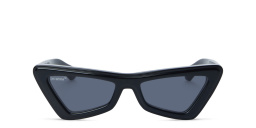 OFF WHITE Unisex Cat-Eye Sunglasses in Black – Product Photo 1