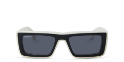 Shop OFF WHITE Unisex Rectangle Sunglasses in White online.