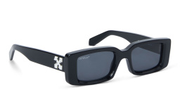 OFF WHITE Arthur Unisex Rectangle Sunglasses in Black – Product Photo 2